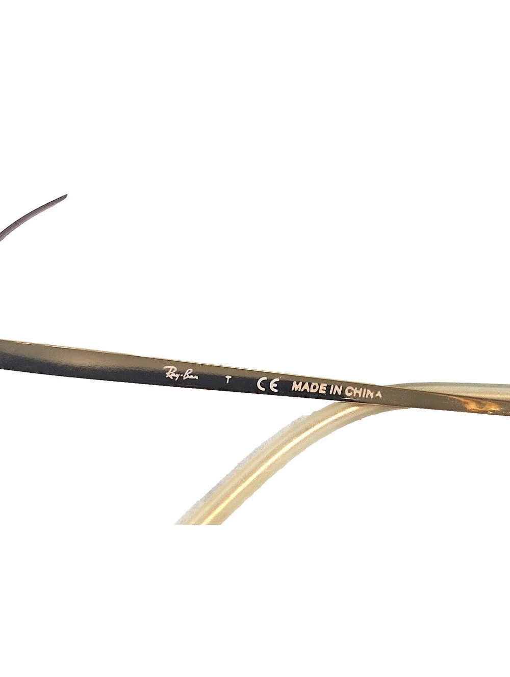 Ray Ban RB3589 9055/13 No Lenses Brown Gold Unisex Sunglasses Frame 55-18 140